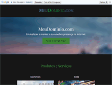 Tablet Screenshot of meudominio.com